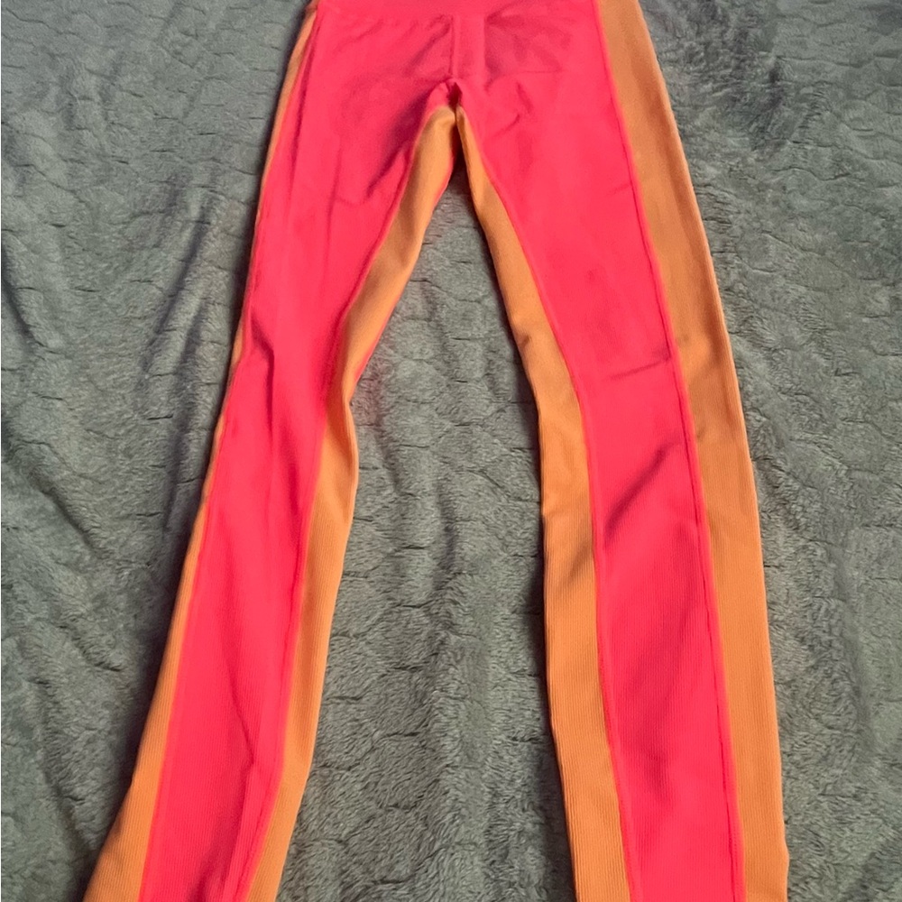 Vibrant Pink and Orange Leggings